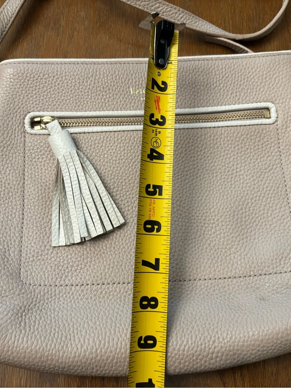 kate spade pebbled leather